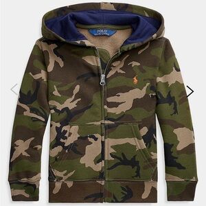 2 piece Polo Ralph Lauren camo fleece set